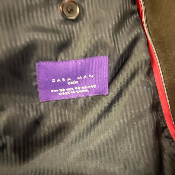 Zara Suede Overcoat Blazer - Picture 2 of 3